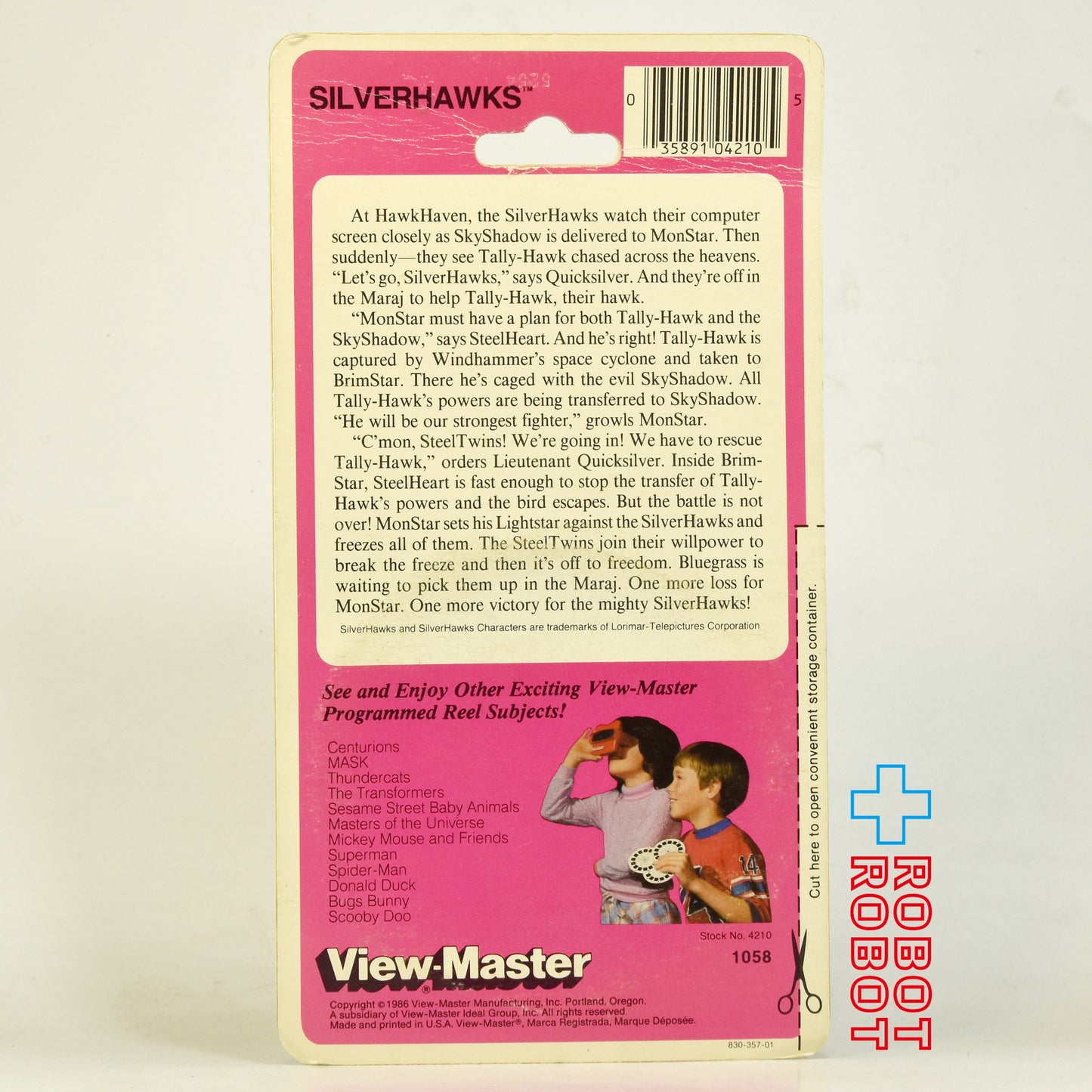 ビューマスター シルバー・ホークス リール 1986 未封品