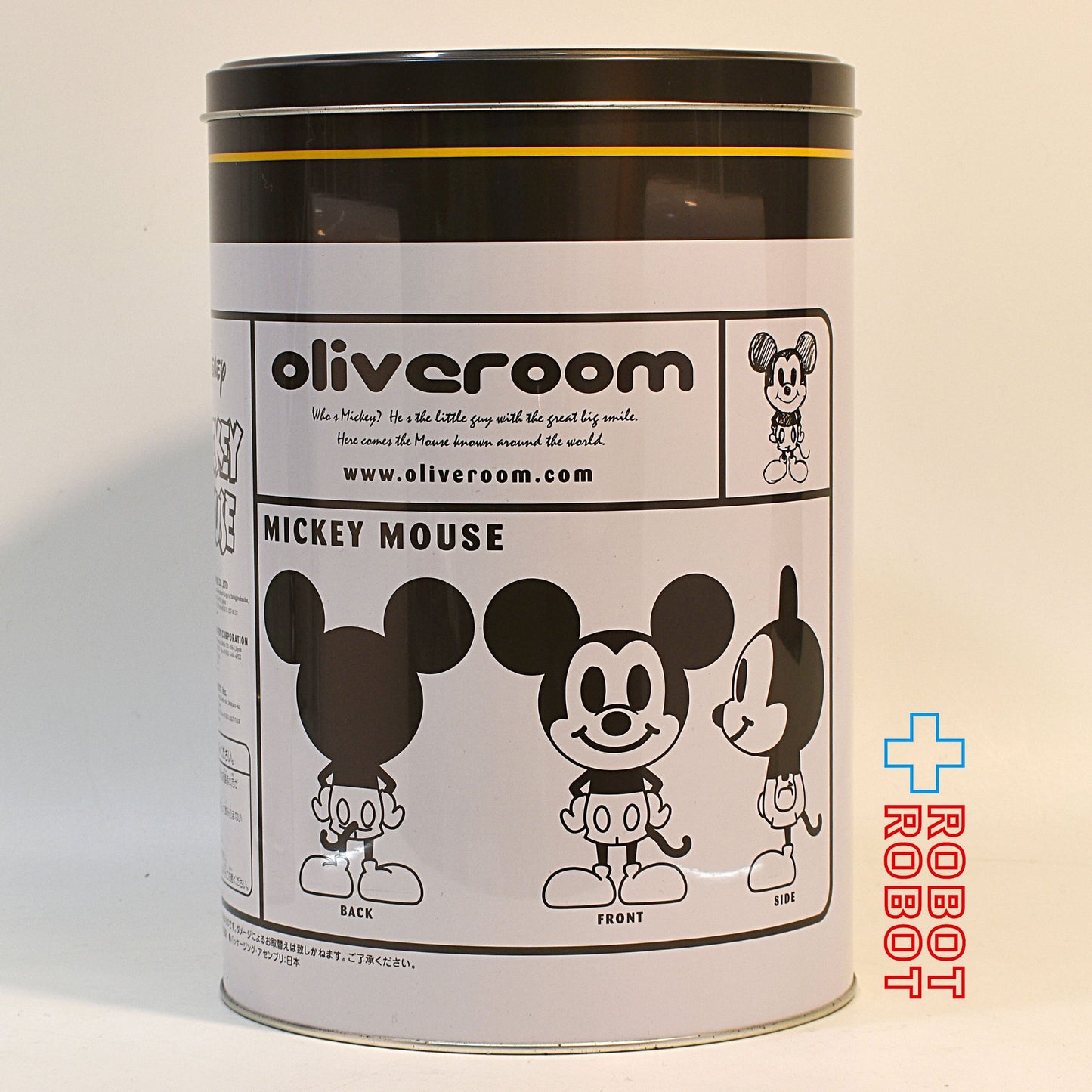 メディコム デビルロボッツ オリーブルーム VCD ディズニー ミッキーマウス フィギュア セット 缶入