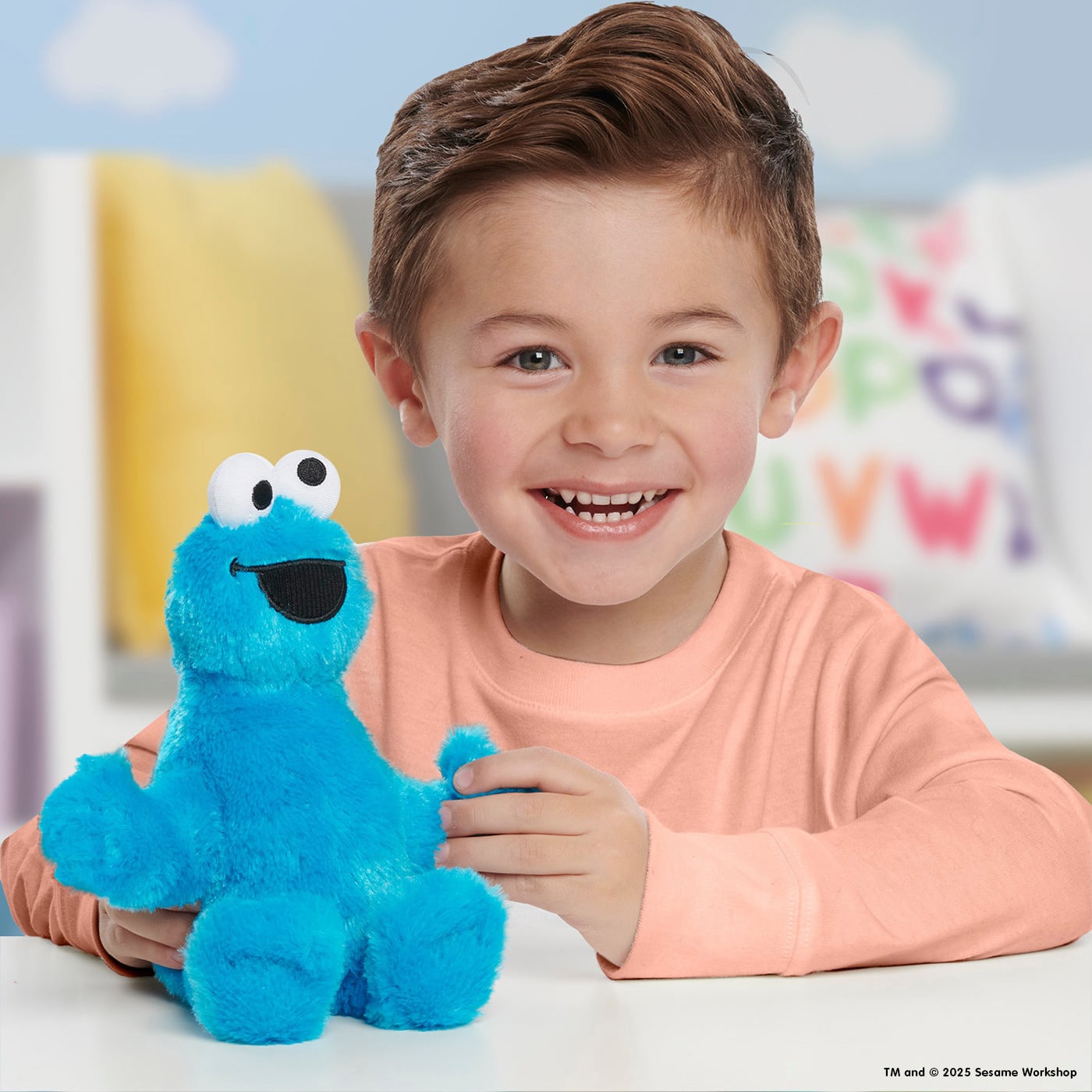 ジャストプレイ セサミストリート クッキーモンスター Sサイズ ぬいぐるみ 紙タグ付き - ROBOTROBOT