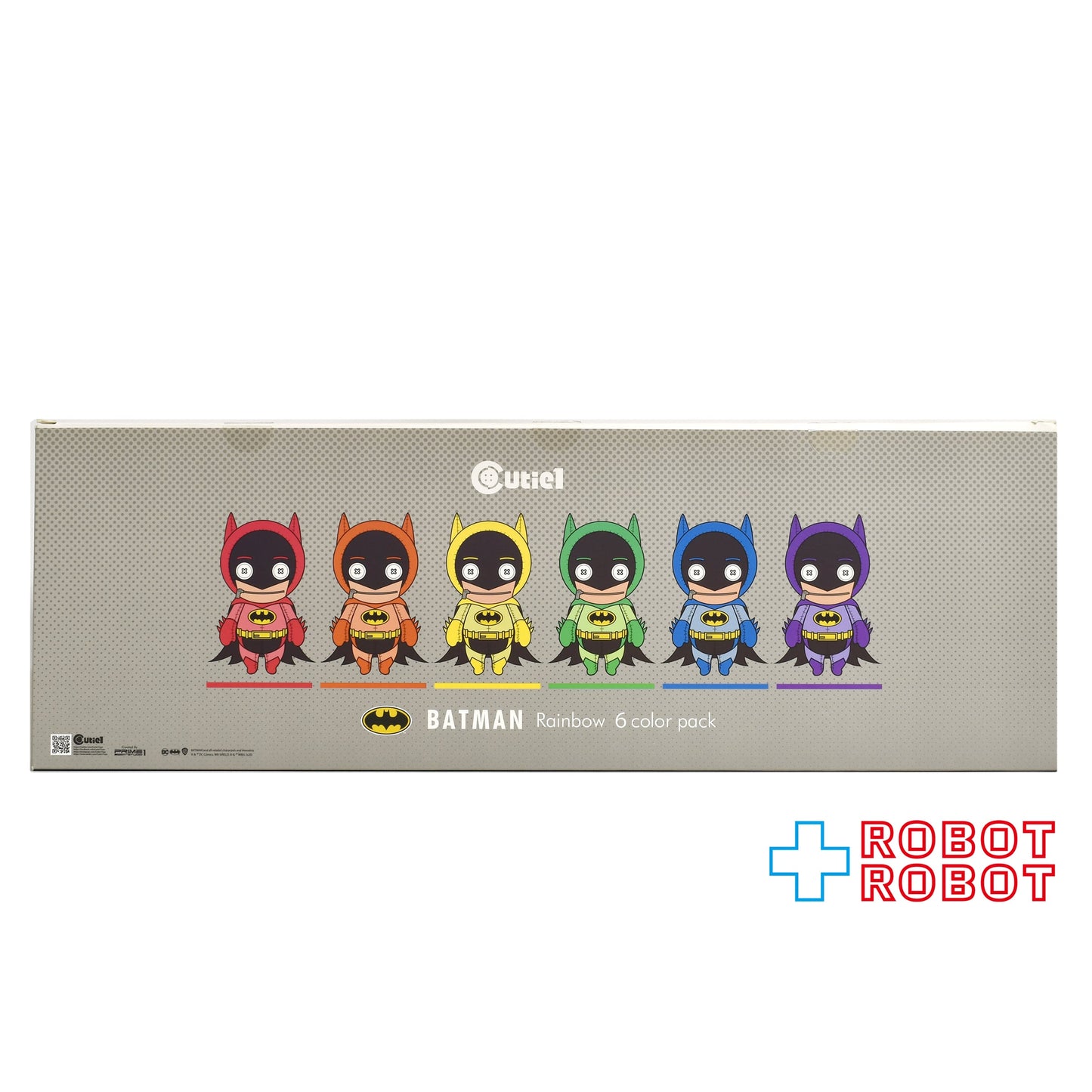 プライム1スタジオ Cutie1 キューティ1 No.028 バットマン レインボー 6 Colors パック ビニールフィギュア 開封