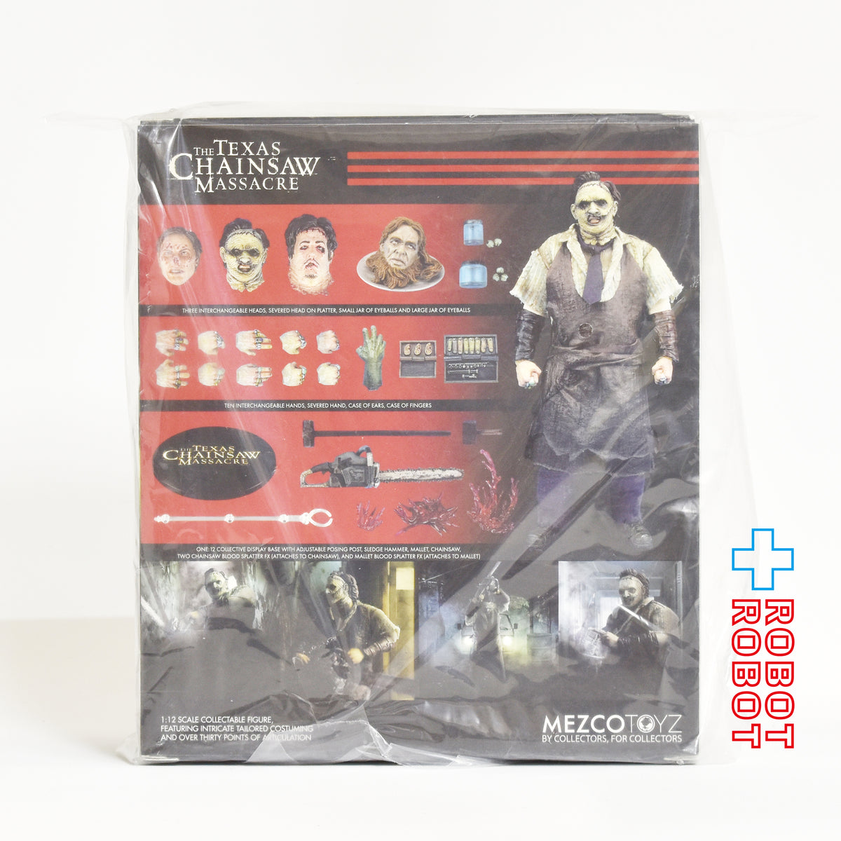 メズコ メズコ ワン12コレクティブ 悪魔のいけにえ 2003 レザーフェイス 1/12 アクションフィギュア 未開封