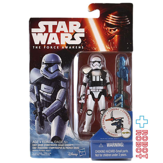 スター・ウォーズ フォースの覚醒 ファースト・オーダー ストームトルーパー部隊リーダー 3.75インチ 3.75インチ アクションフィギュア 未開封 - ROBOTROBOT