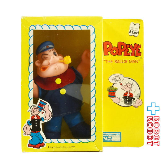ポパイ ポパイ・ザ・セーラーマン ソフビ ヘッド & アームズ ぬいぐるみ人形 箱入