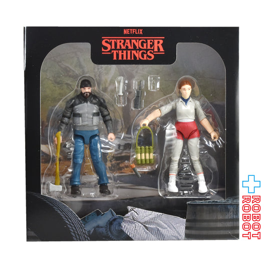 ジャズウェア ストレンジャー・シングス ハント&バトル ホッパー & エル ワールドオブ ストレンジャー・シングス スケール アクションフィギュア 未開封