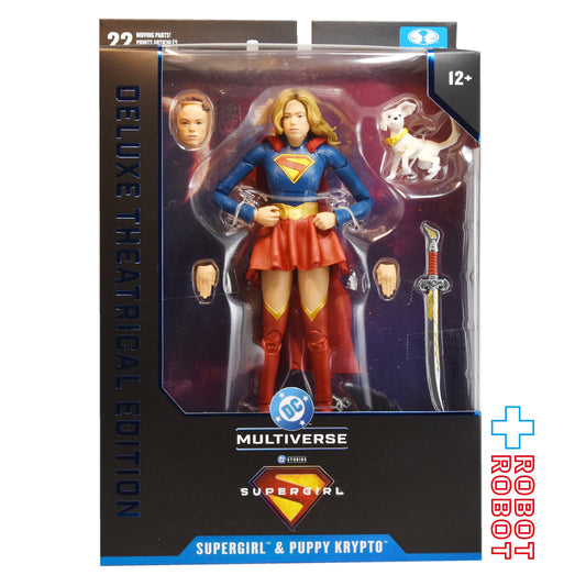 DC マルチバース 映画 スーパーガール (2026) スーパーガール＆ベイビー・クリプト デラックス・シアトリカル・エディション 7インチ アクションフィギュア 国内版 未開封