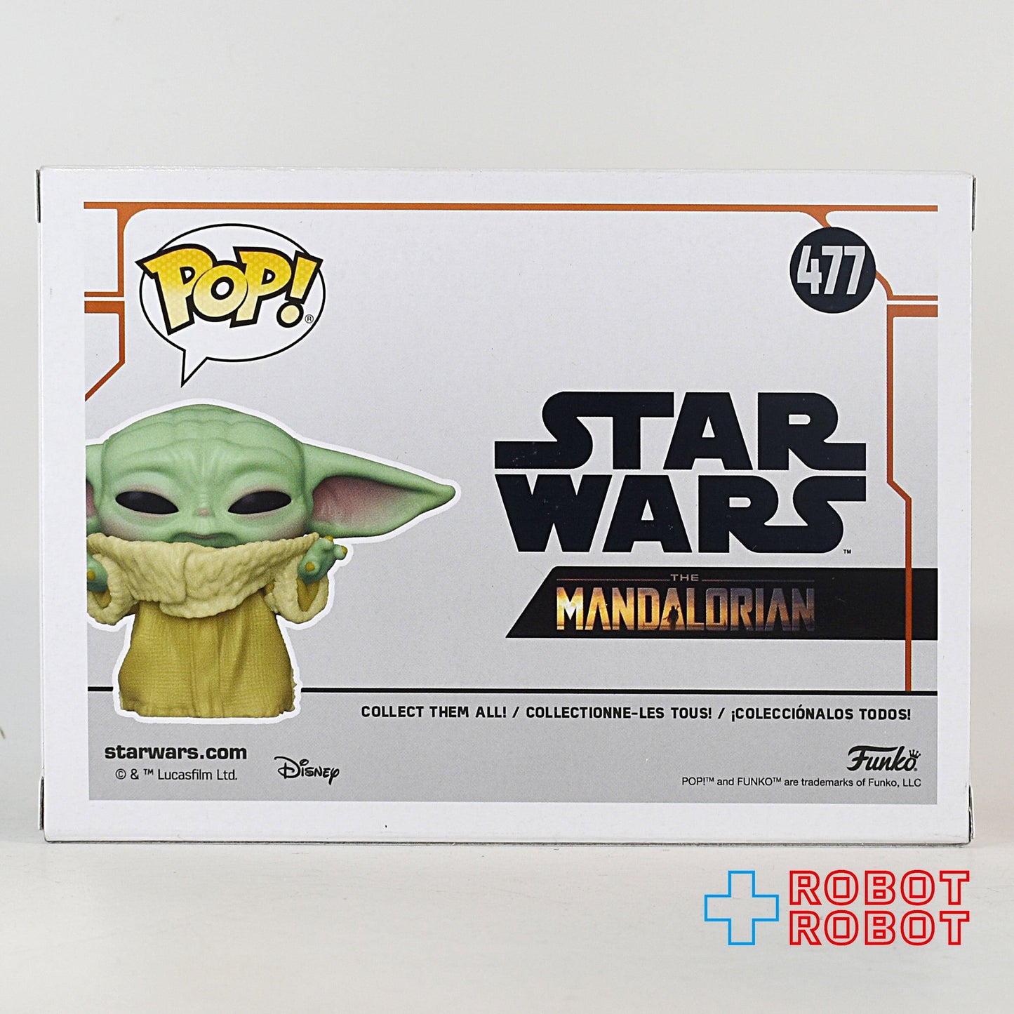 ファンコ POP! 477 スター・ウォーズ マンダロリアン グローグー フォース使い ビニールフィギュア  箱入