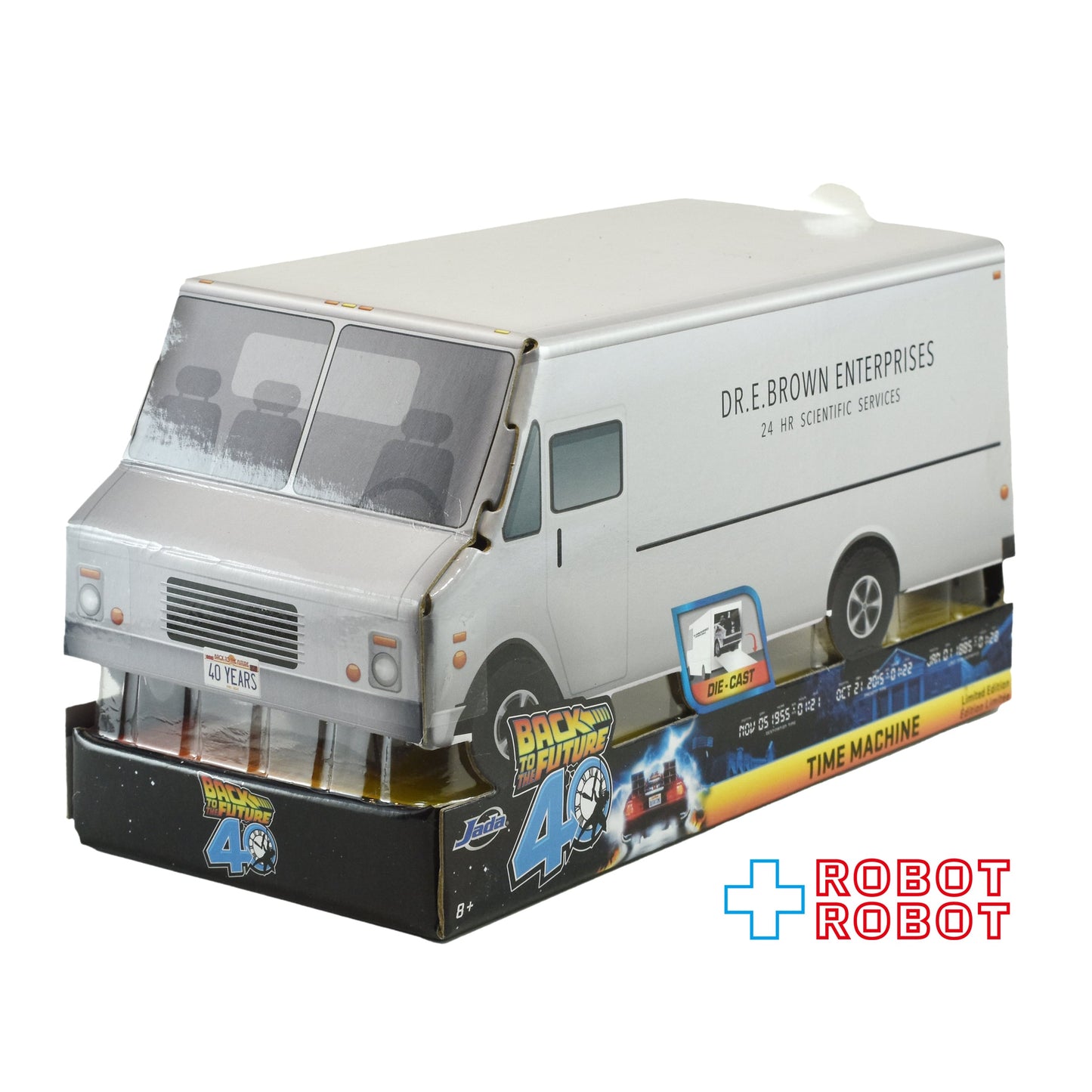 JADA TOYS メタルズ・ダイキャスト 1/24 スケール ハリウッド・ライド バック・トゥ・ザ・フューチャー タイムマシン 40周年記念  未開封