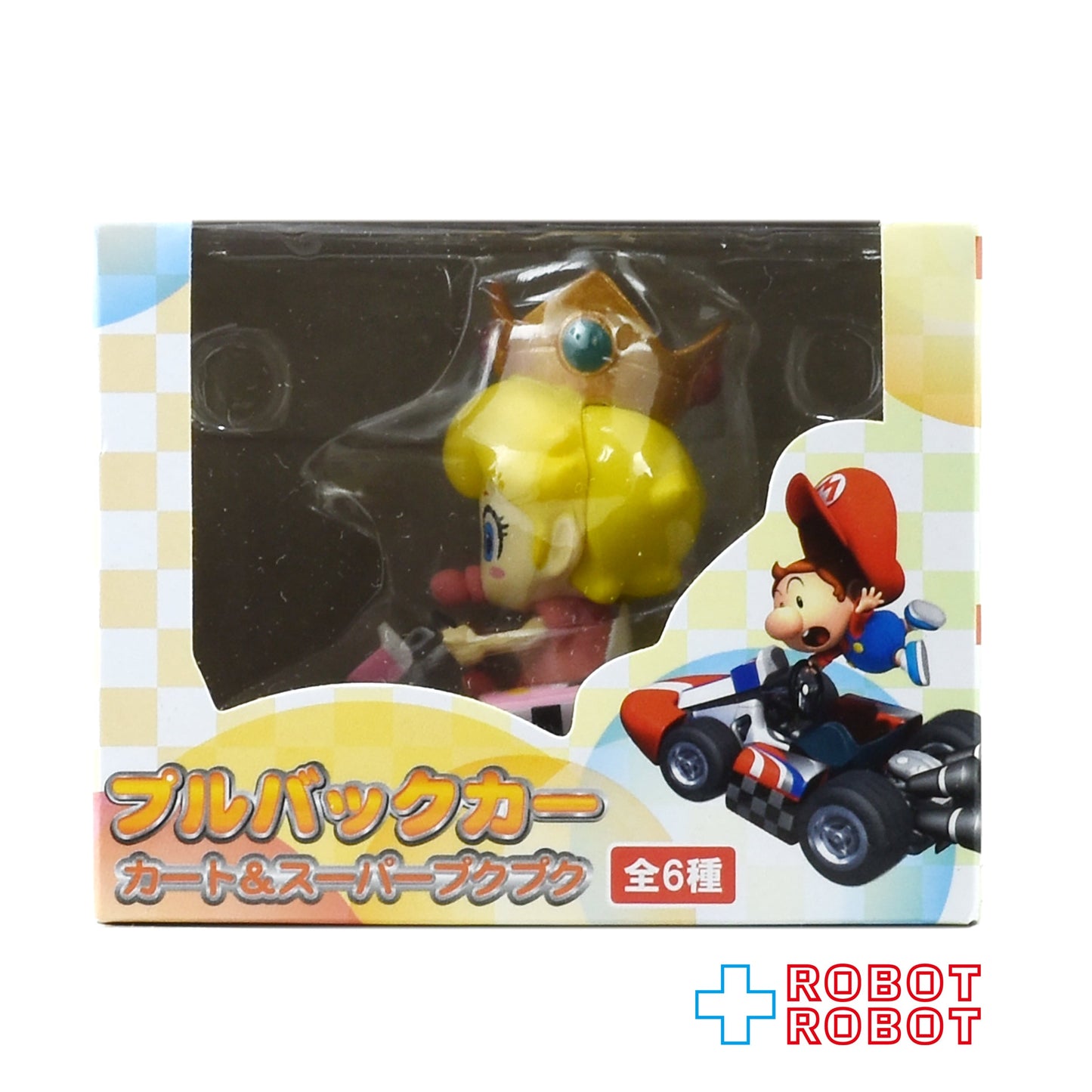 ニンテンドー マリオカート / ベビィピーチ カート & スーパープクプク プルバックカー 2008 未開封
