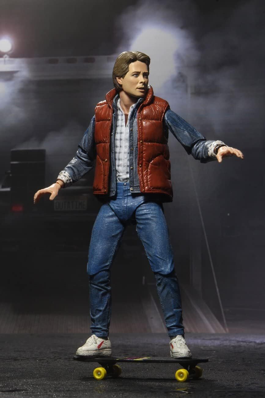 NECA バック・トゥ・ザ・フューチャー マーティ・マクフライ アルティメット 7インチ アクションフィギュア US版開封