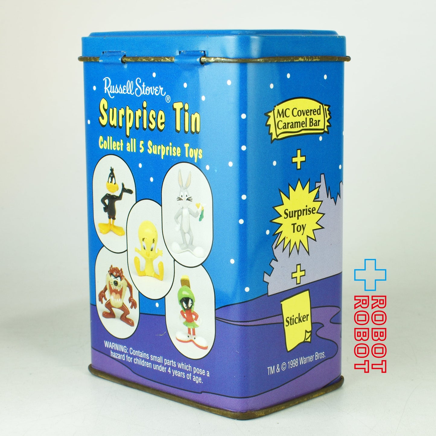 ルーニー・テューンズ  マービン・ザ・マーシャン 空き缶 (ラッセルストバー社) 1998 シールのみ付属