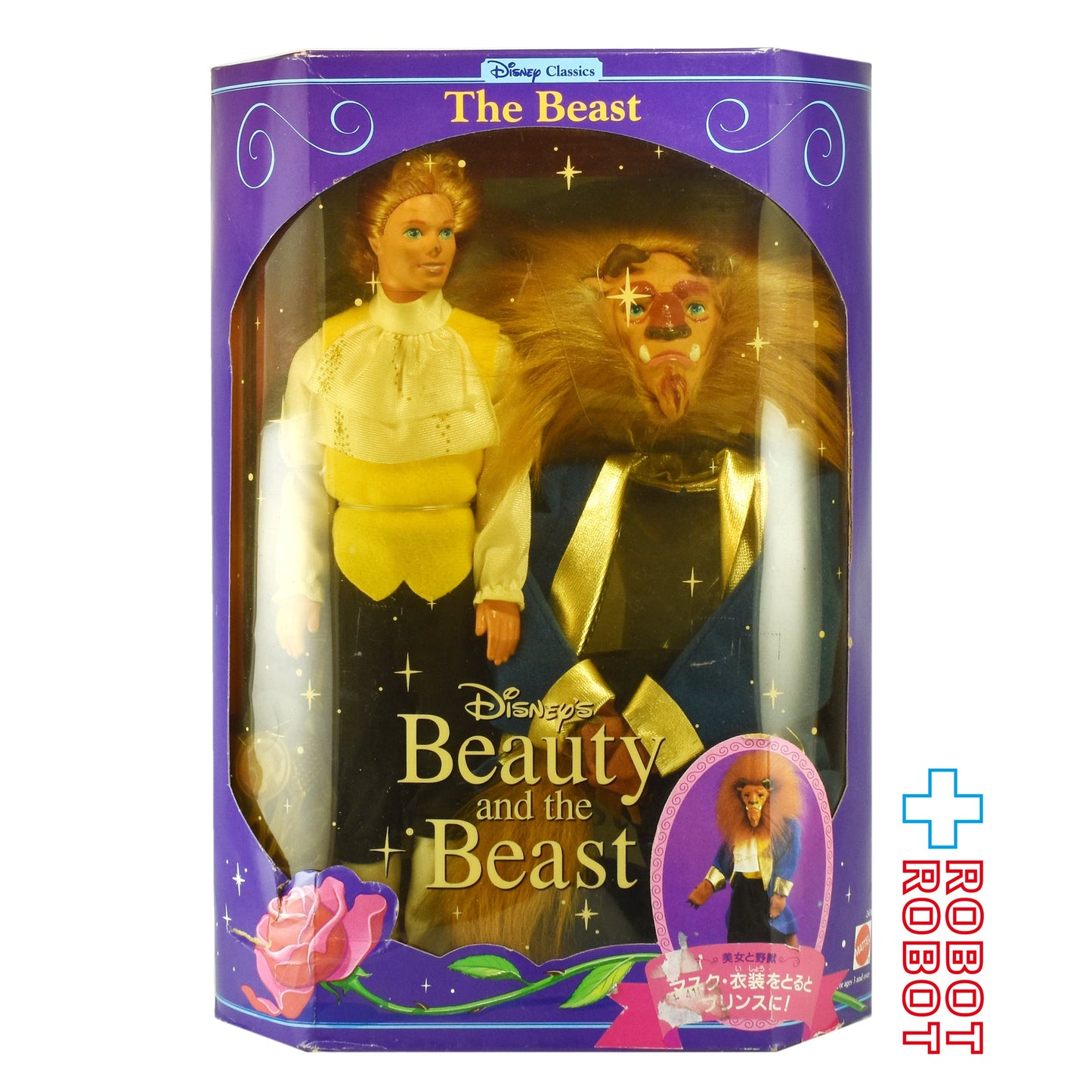 マテル ディズニー 美女と野獣 アダム王子 ビースト ドール 1991 未開封
