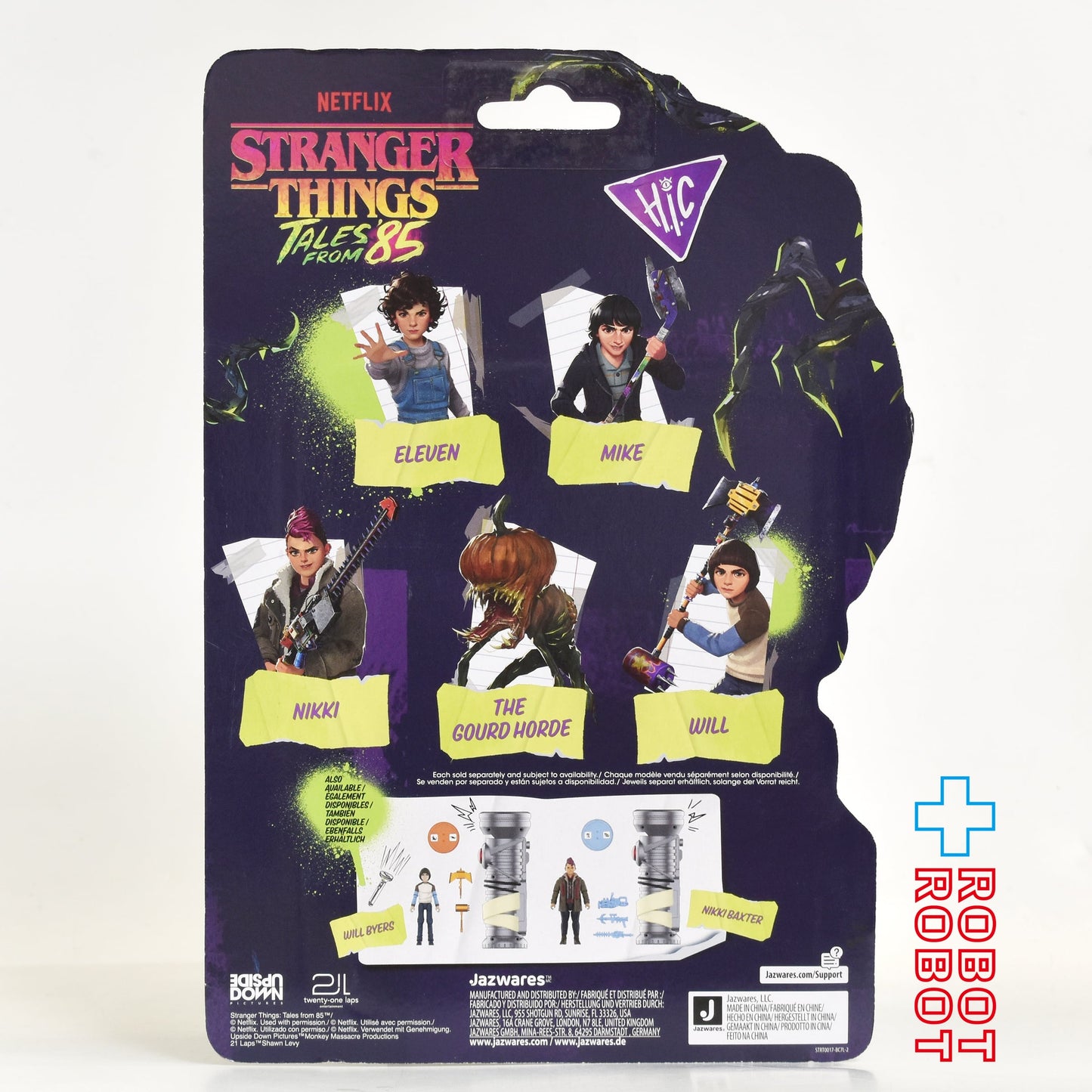 ジャズウェア ストレンジャー・シングス 1985年の冒険 危険なカボチャ ザ・グード・ホード 4インチ アクションフィギュア 未開封