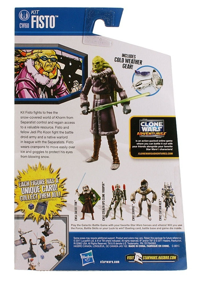 スター・ウォーズ CW2010 CW60 キット・フィストー 冬服 クローン・ウォーズ 3.75インチ アクションフィギュア 未開封 ※難有り