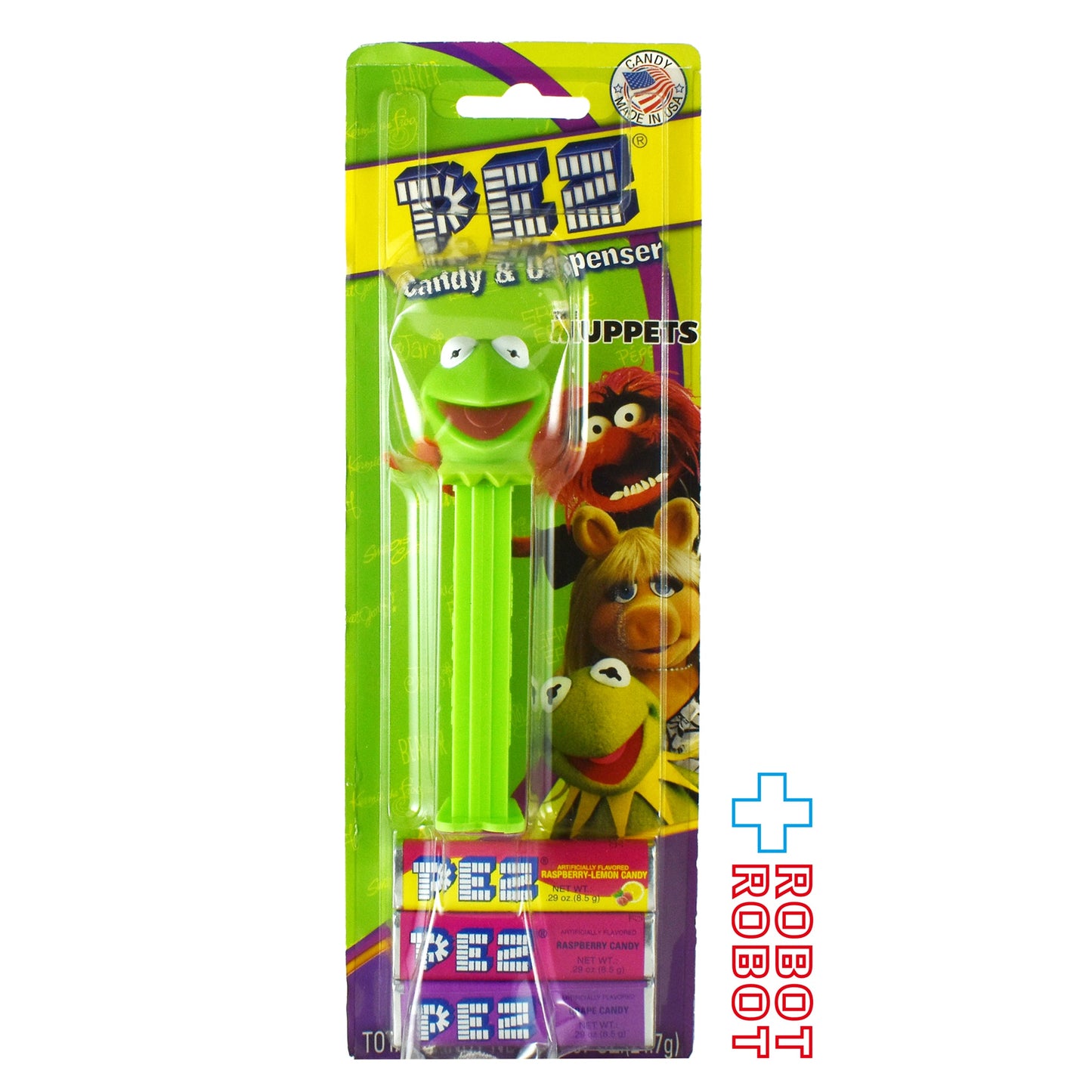 PEZ マペッツ カーミット キャンディー・ディスペンサー・フィギュア 未開封