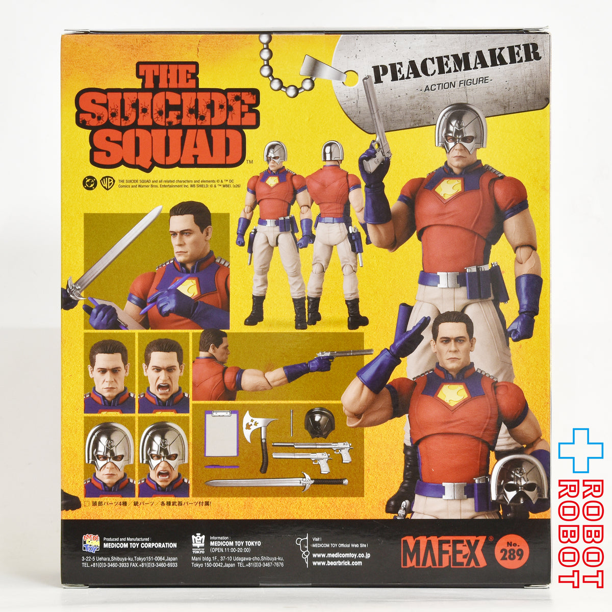 メディコム・トイ MAFEX マフェックス No.289 ザ・スーサイド・スクワッド “極”悪党、集結 ピースメイカー アクションフィギュア 未開封