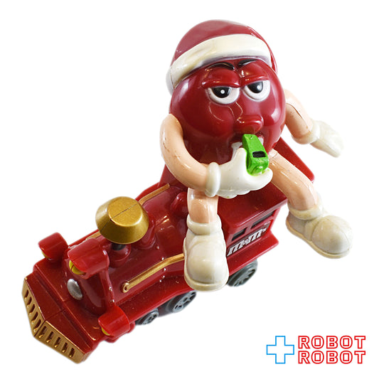 M&M's 2005 クリスマス・トレイン・トッパー レッド サンタハット 赤い機関車 企業物