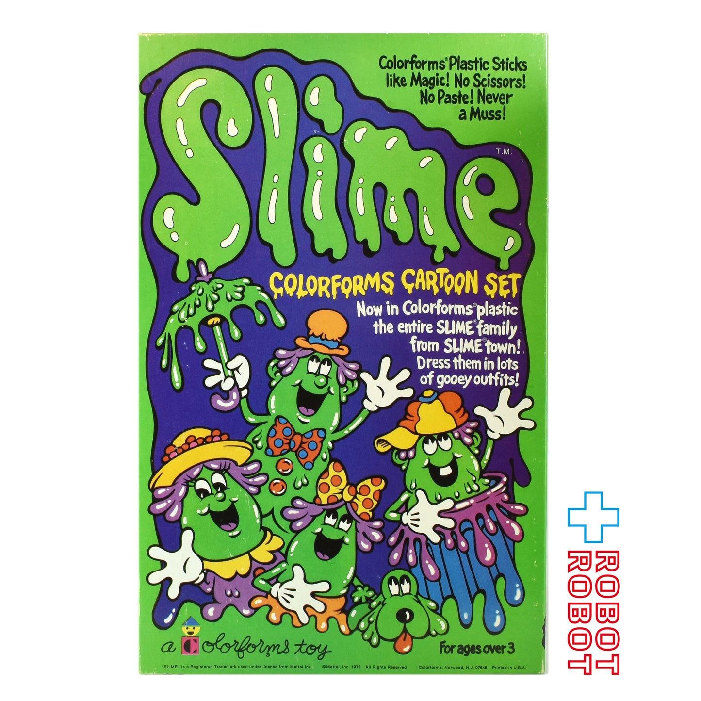 スライム カラーフォームズ カートゥーン セット 1978