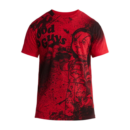 チャイルド・プレイ チャッキー Good Guy's グラフィック Tシャツ レッド Lサイズ