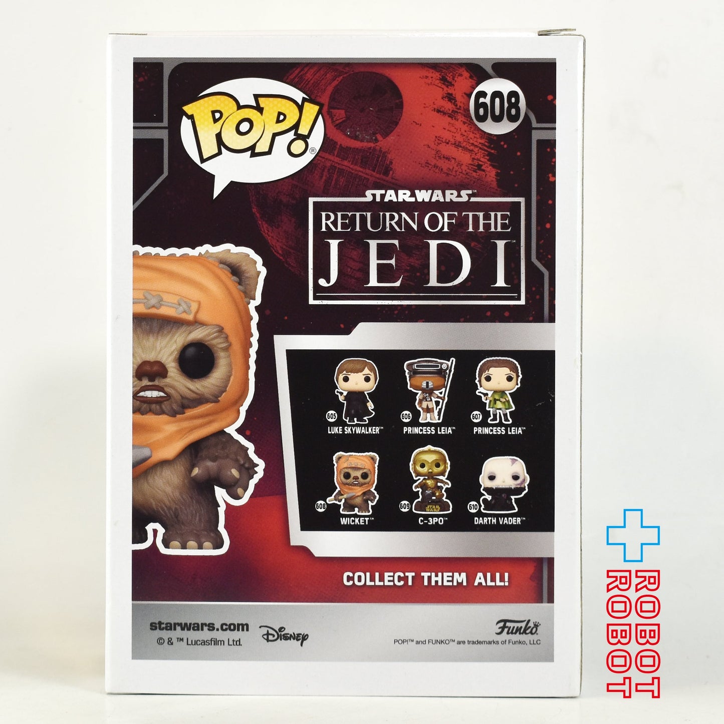 ファンコ POP! 608 スター・ウォーズ ジェダイの帰還 40周年 ウィケット ビニールフィギュア 箱入