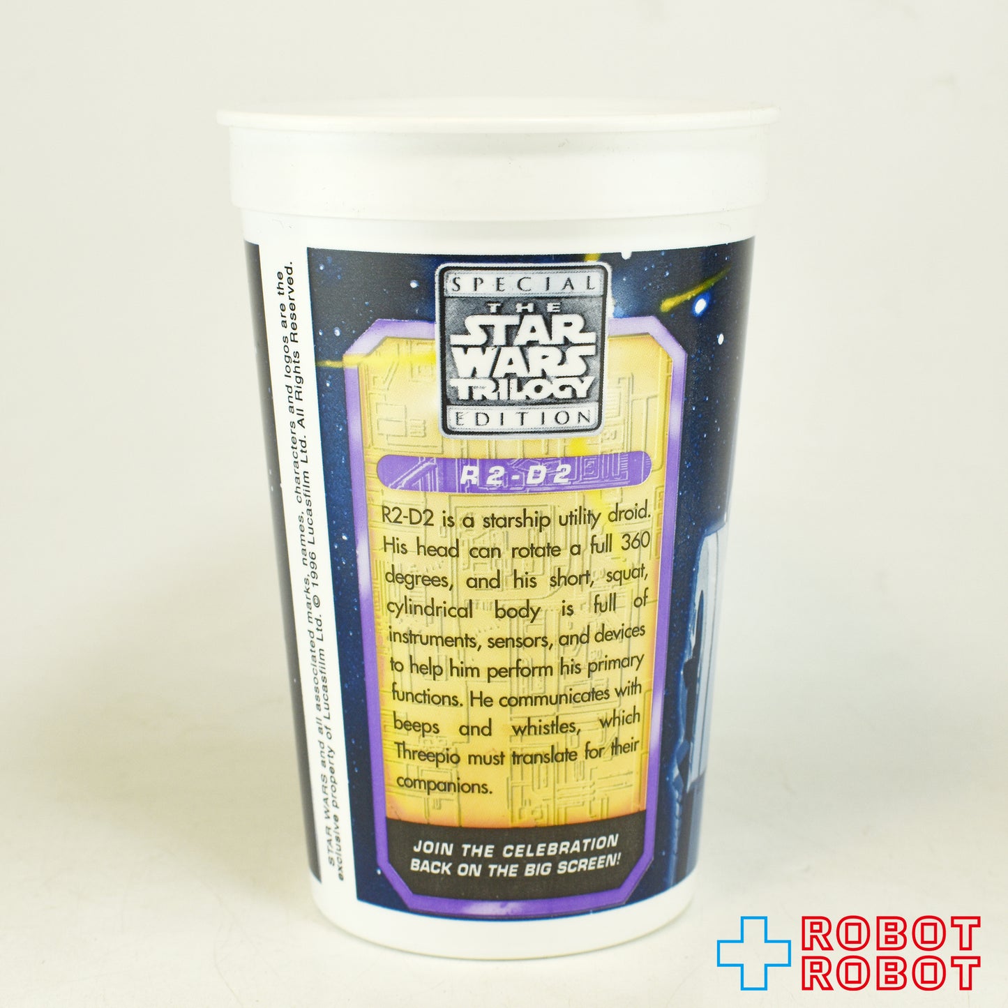 KFC ペプシ スター・ウォーズ R2-D2 プラスチックカップ 1996