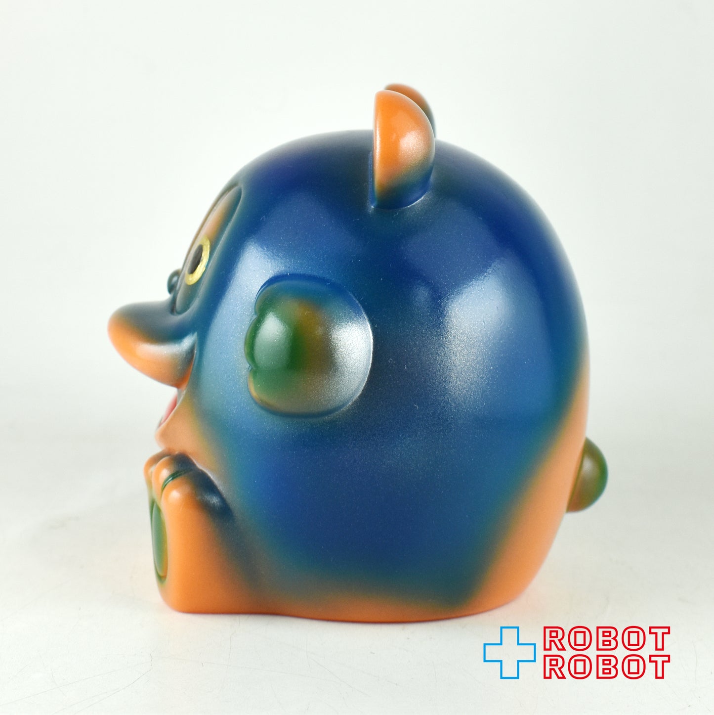 Longneck ロングネック 絶パンダくん ジャングルばぁじょん オレンジ 青 ソフビフィギュア サイン入り 袋ヘッダー付き