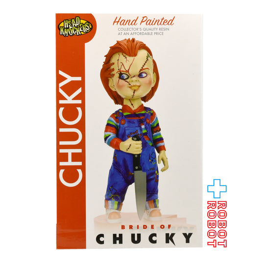 NECA チャッキーの花嫁 チャッキー (ハートコネクトベース) ヘッドノッカー フィギュア 未開封