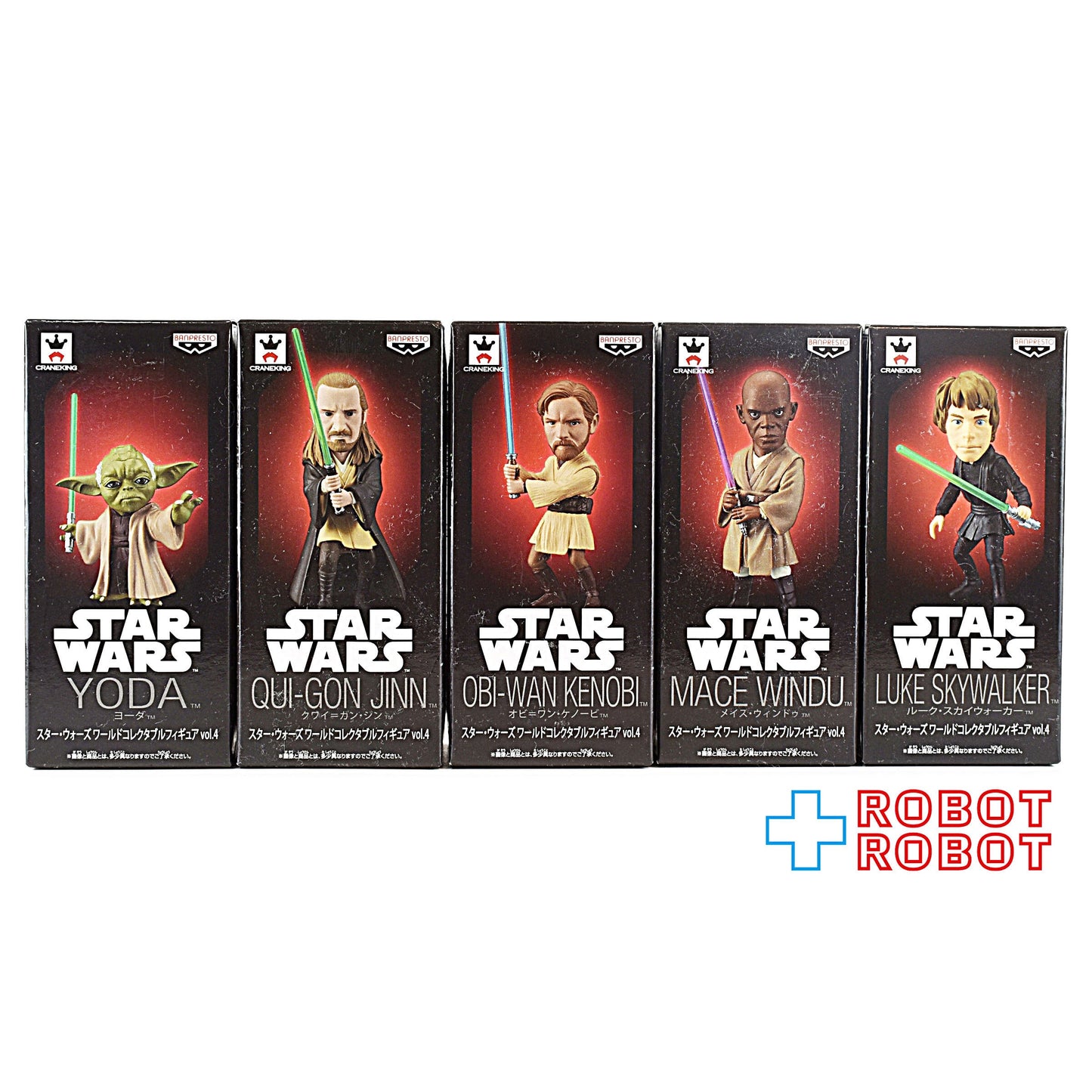 バンプレスト スター・ウォーズ ワールドコレクタブルフィギュア vol.4 5種セット 未開封
