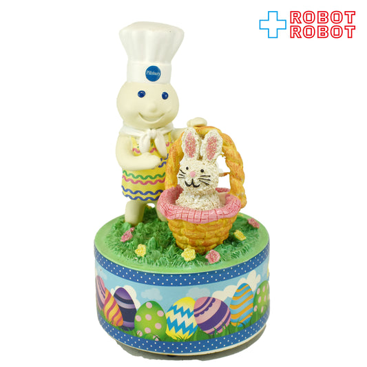 ピルズベリー ポッピンフレッシュ ドゥボーイ ハッピーイースター オルゴール フィギュアリン 2013 企業物