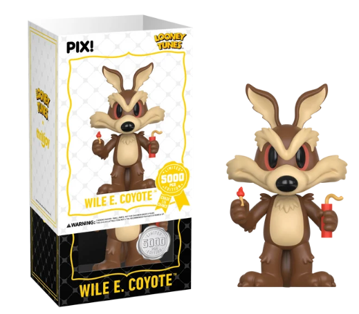 スリルジョイ PIX ピックス ルーニー・テューンズ ワイリー・コヨーテ ビニールフィギュア 箱付 ※難あり