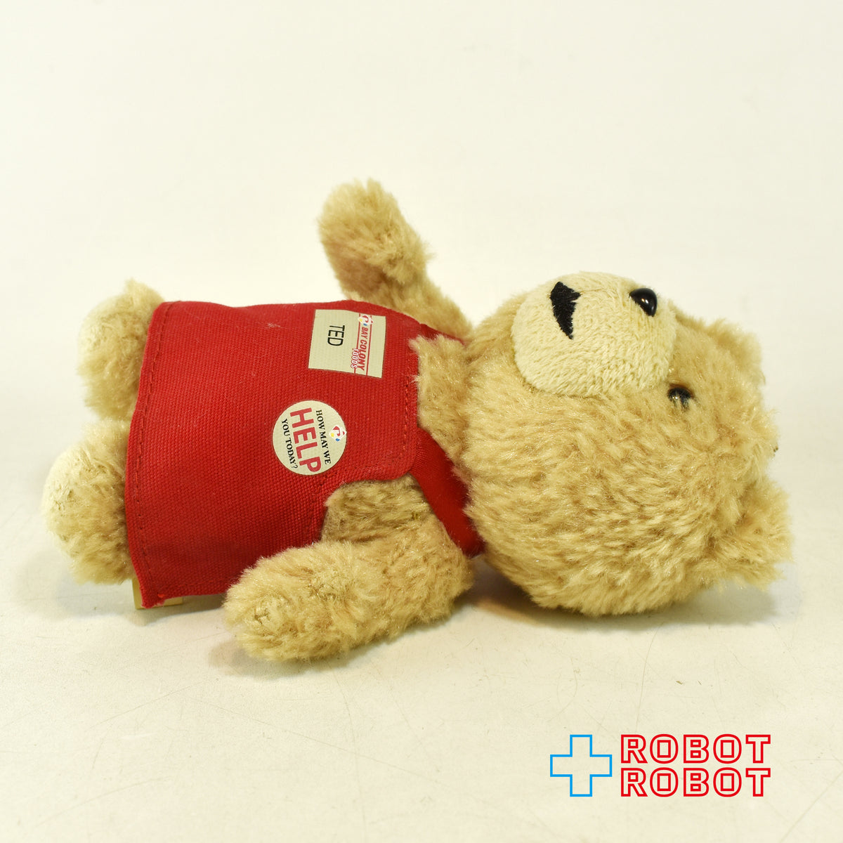 TED テッド 15センチ 赤エプロン付き マスコット ぬいぐるみ
