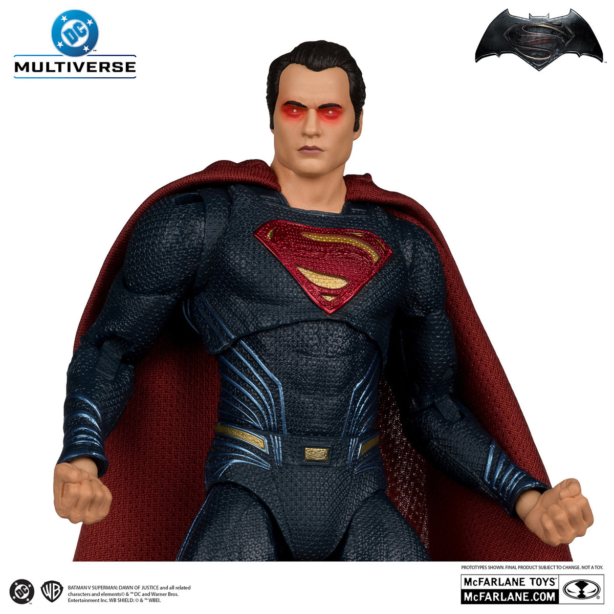 DC マルチバース 映画 バットマン vs スーパーマン ジャスティスの誕生 #337 スーパーマン (ヒートビジョン) 7インチ アクションフィギュア 国内版 未開封