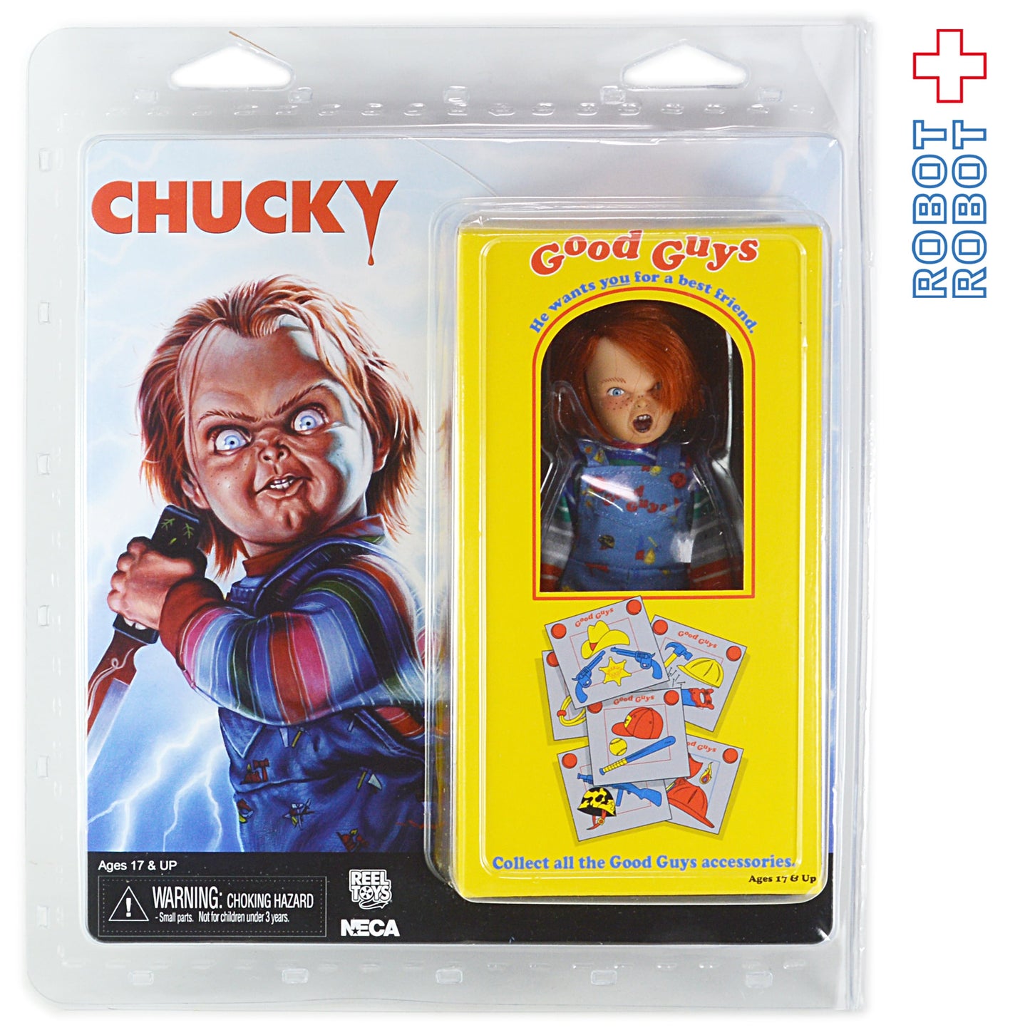 ネカ チャイルドプレイ チャッキー 6インチ レトロ アクションドール 未開封