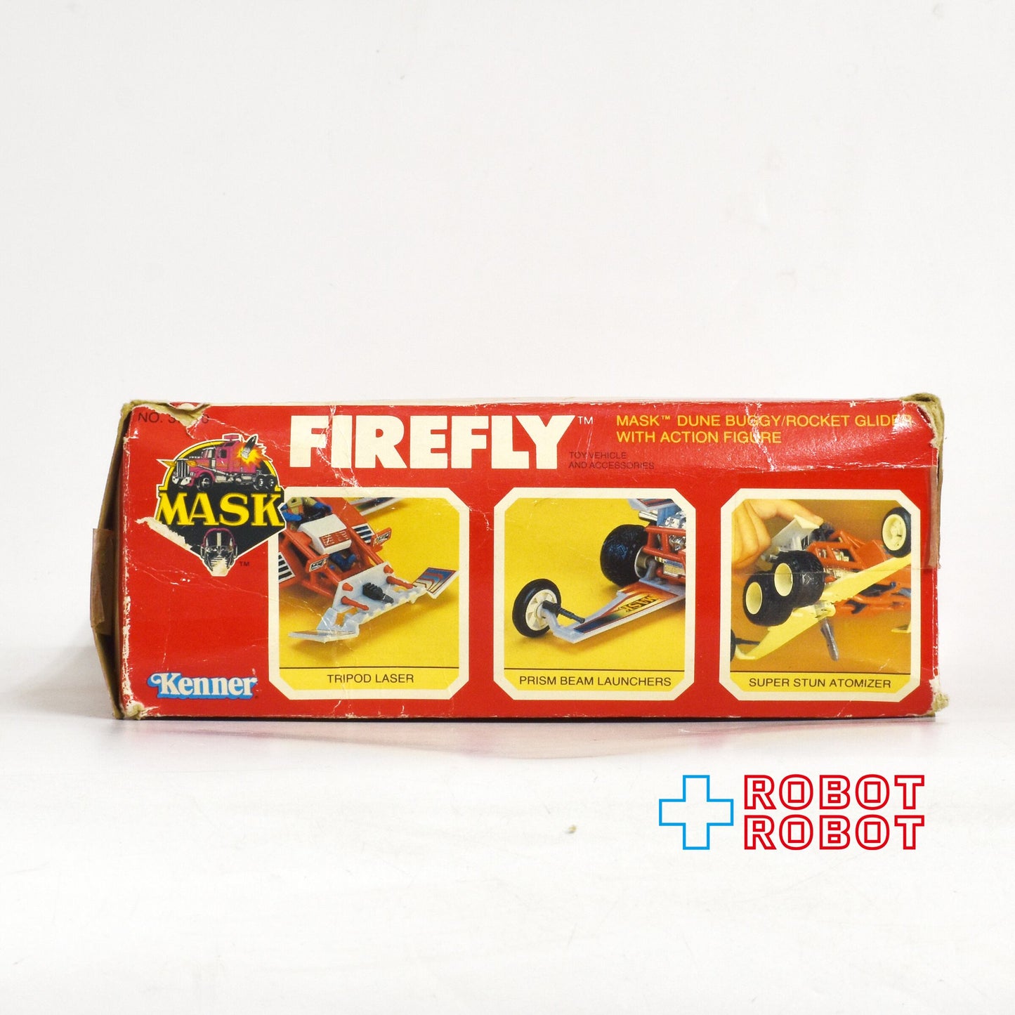 ケナー  M.A.S.K. ファイアフライ デューンバギー／ロケットグライダー アクションフィギュア 1986 箱付き