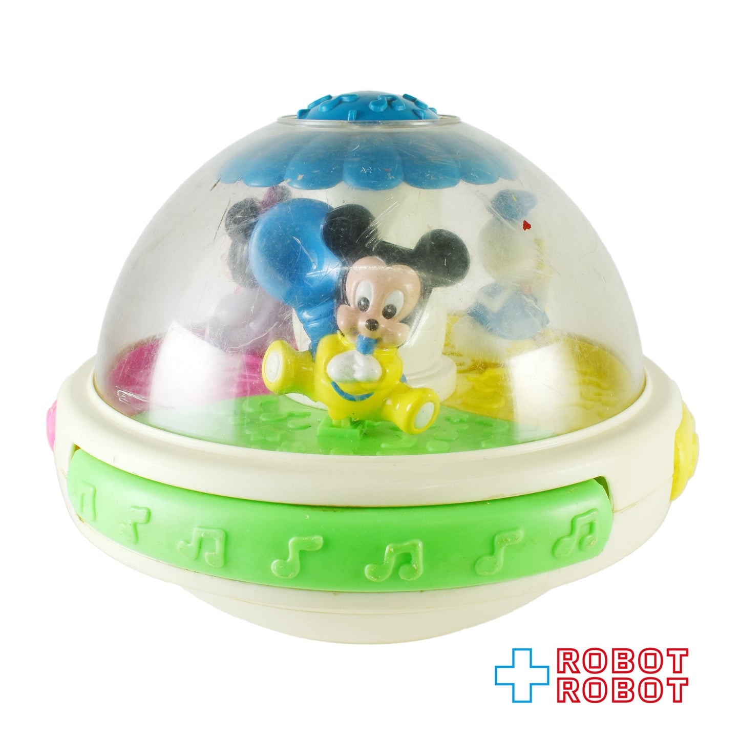 ディズニー ベビー ミッキー＆ミニー＆ドナルド  サウンド＆ライト ローリーポーリー おきあがりこぼし