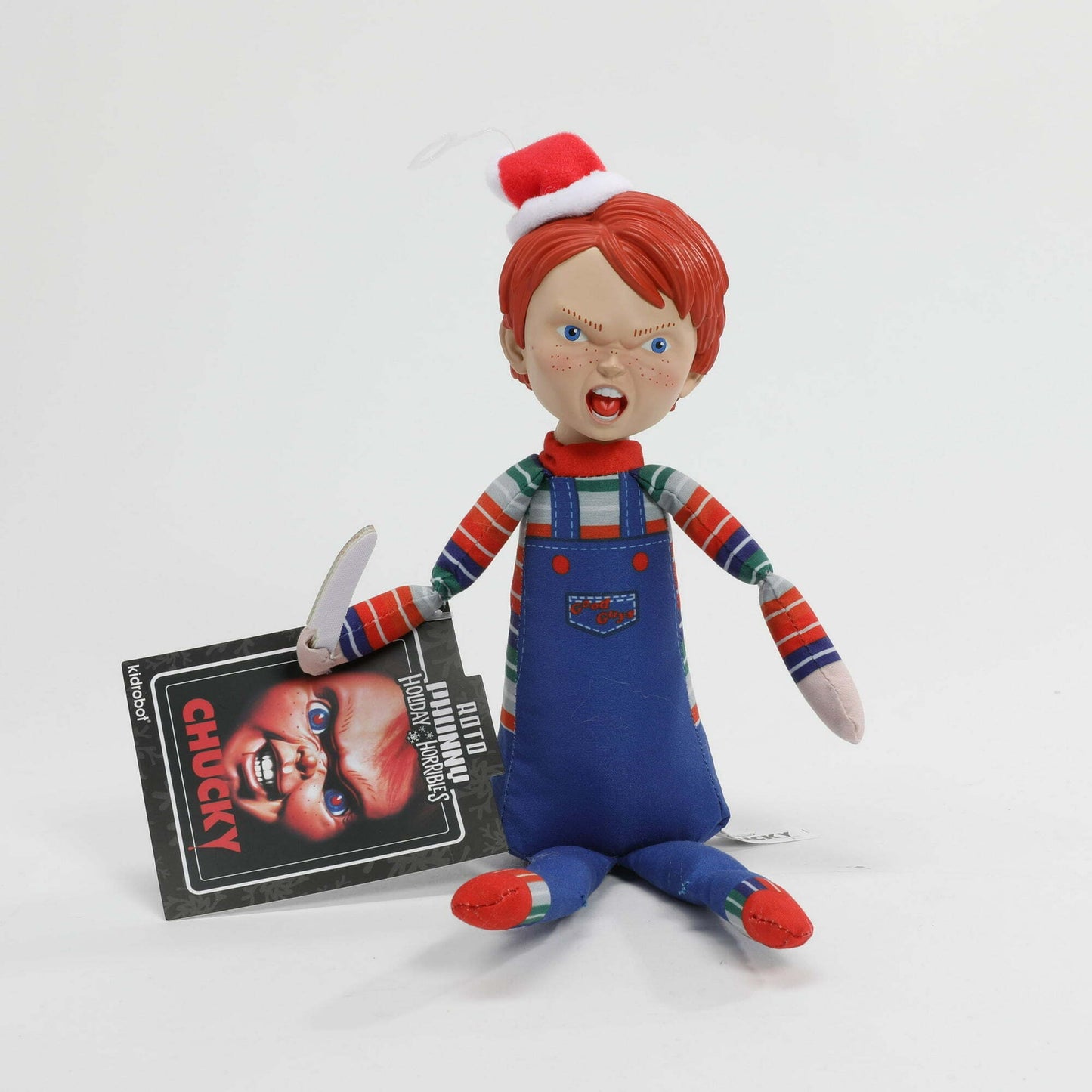 キッドロボット チャイルド・プレイ チャッキー 8インチ ロト ファニープラッシュ ホリデーホリブル ぬいぐるみ人形 紙タグ付き