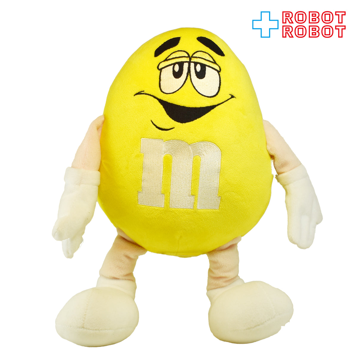 M&M's エムアンドエムズ イエロー ぬいぐるみ人形 35センチ 企業物