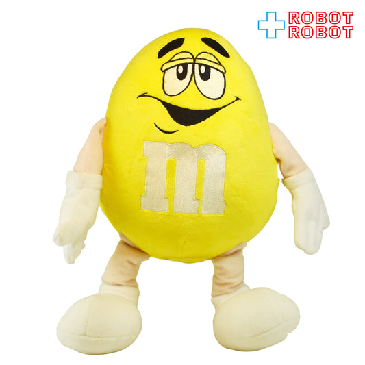 M&M's エムアンドエムズ イエロー ぬいぐるみ人形 35センチ 企業物