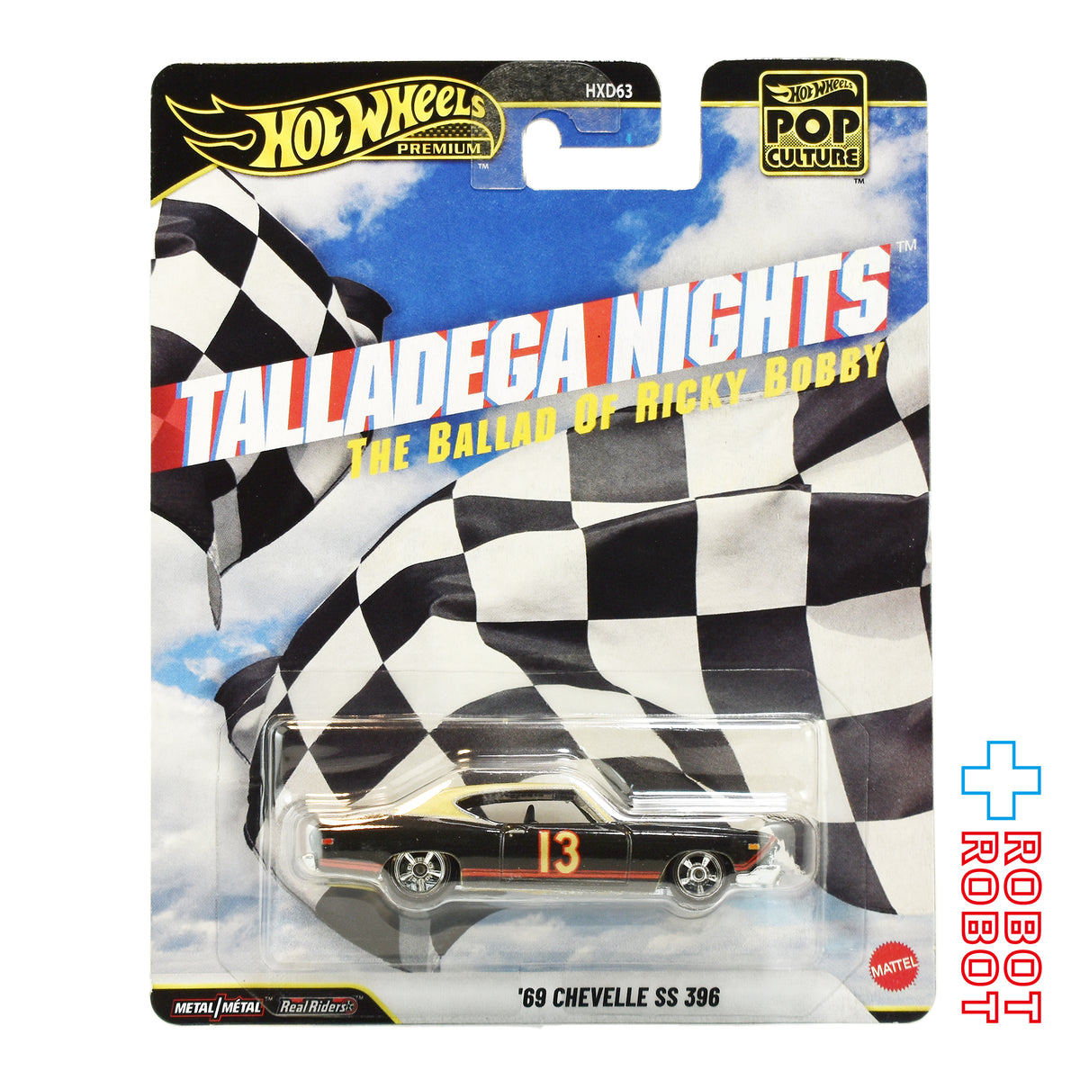 ホットウィール ポップカルチャー 2026 タラデガ・ナイト オーバルの狼 '69 シェベル SS 396 ダイキャスト ミニカー 国内版 未開封