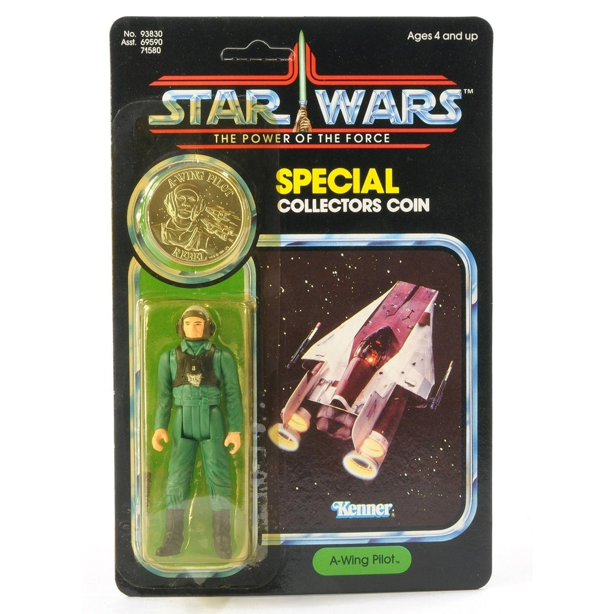 オールドケナー スター・ウォーズ POTF 92 Back A-ウイング・パイロット MOC