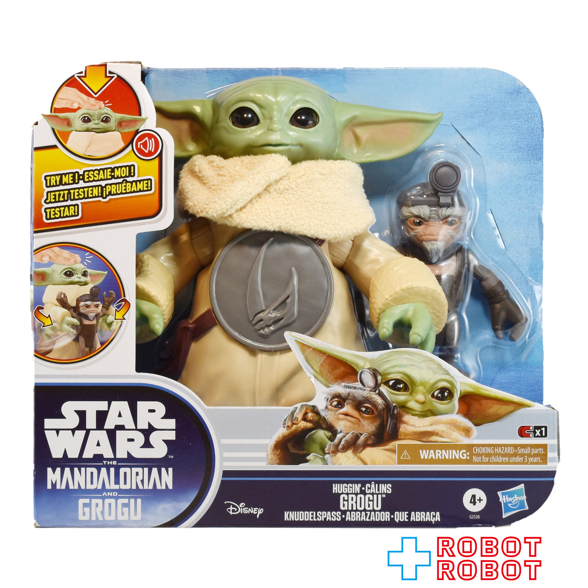 ハズブロ スター・ウォーズ マンダロリアン&グローグー ハグしてグローグー 6.5インチ エレクトロニック アクションフィギュア 未開封