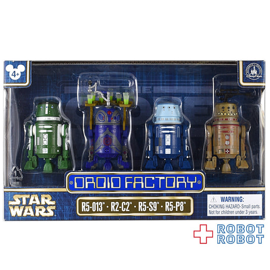 スター・ウォーズ ドロイドファクトリー フィギュアセット R5-013 / R2-C2 / R5-S9 / R5-P8 クローン・ウォーズ