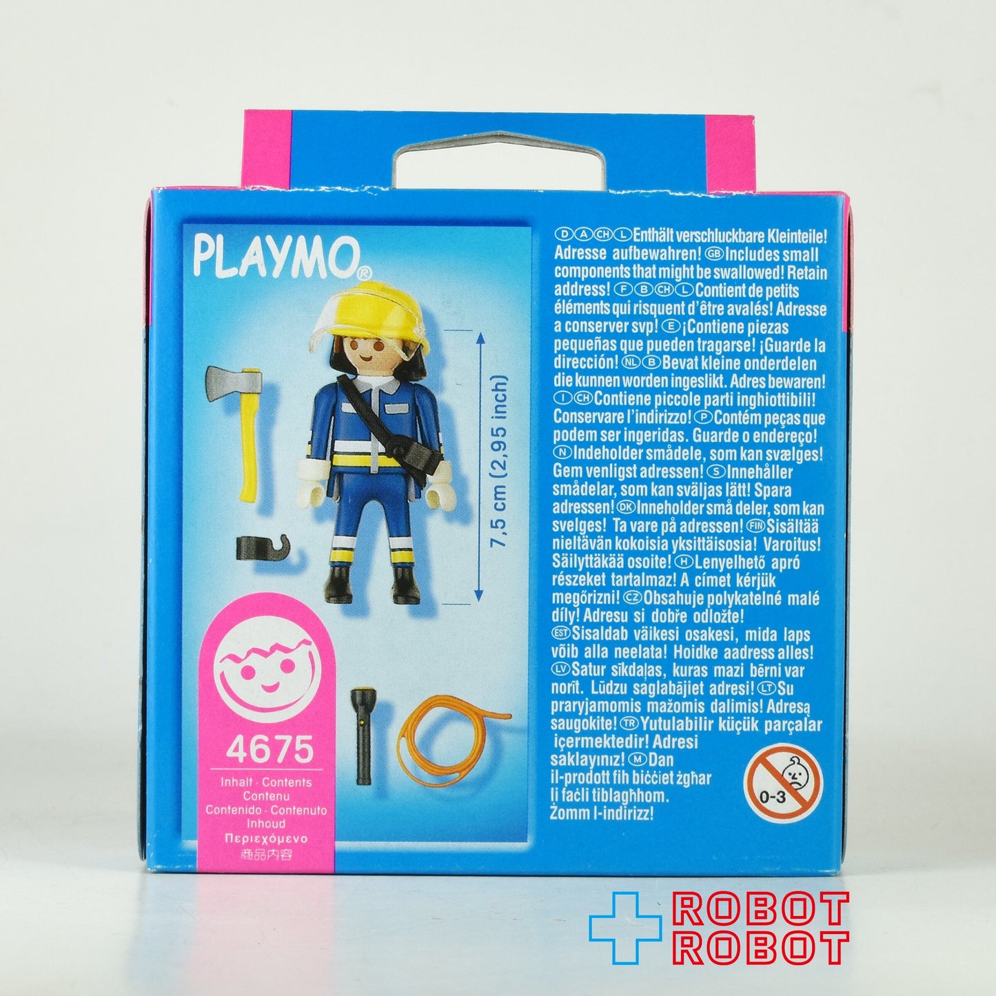 プレイモービル 4675 スペシャル 青い消防士 未開封