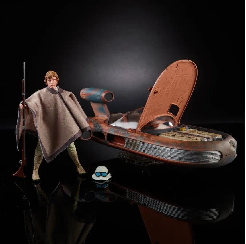 スター・ウォーズ ブラックシリーズ 限定 2017 X-34 ランドスピーダー with ルーク・スカイウォーカー [ANH] SDCC
