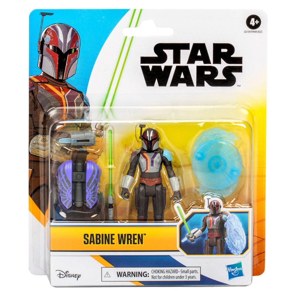 ハズブロ スター・ウォーズ エピックヒーローシリーズ ウェーブ1 サビーヌ・レン 4インチ デラックスアクションフィギュア 未開封