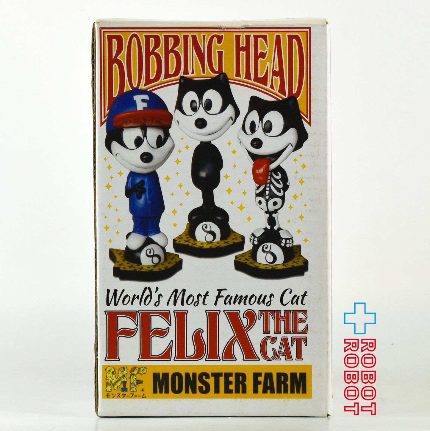 ディジット モンスターファーム フィリックス・ザ・キャット スカルスーツ ボビングヘッド フィギュア 箱入
