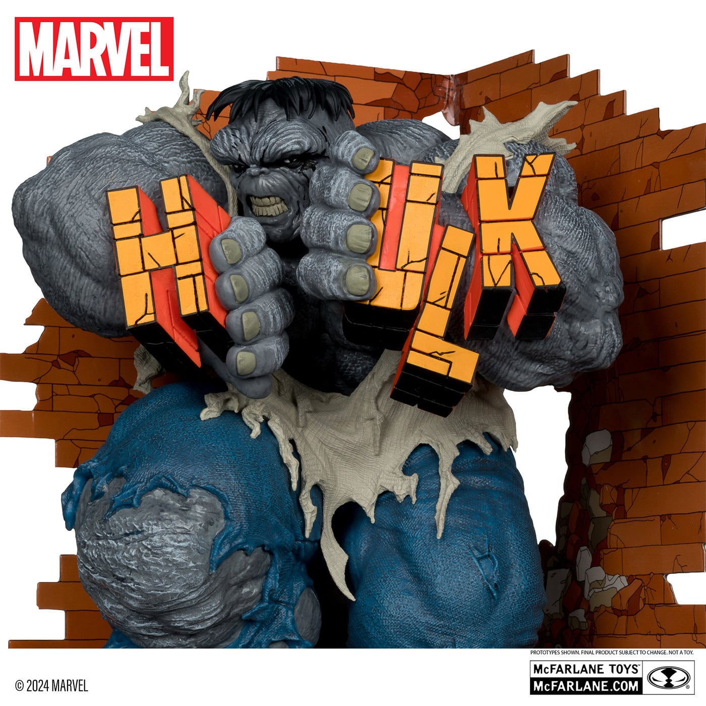 マクファーレン・トイズ マーベル シーン・フィギュア #003 インクレディブル・ハルク トッド・マクファーレン・トイズ／The Incredible Hulk Vol.1 #345 1/6 スタチューフィギュア 未開封