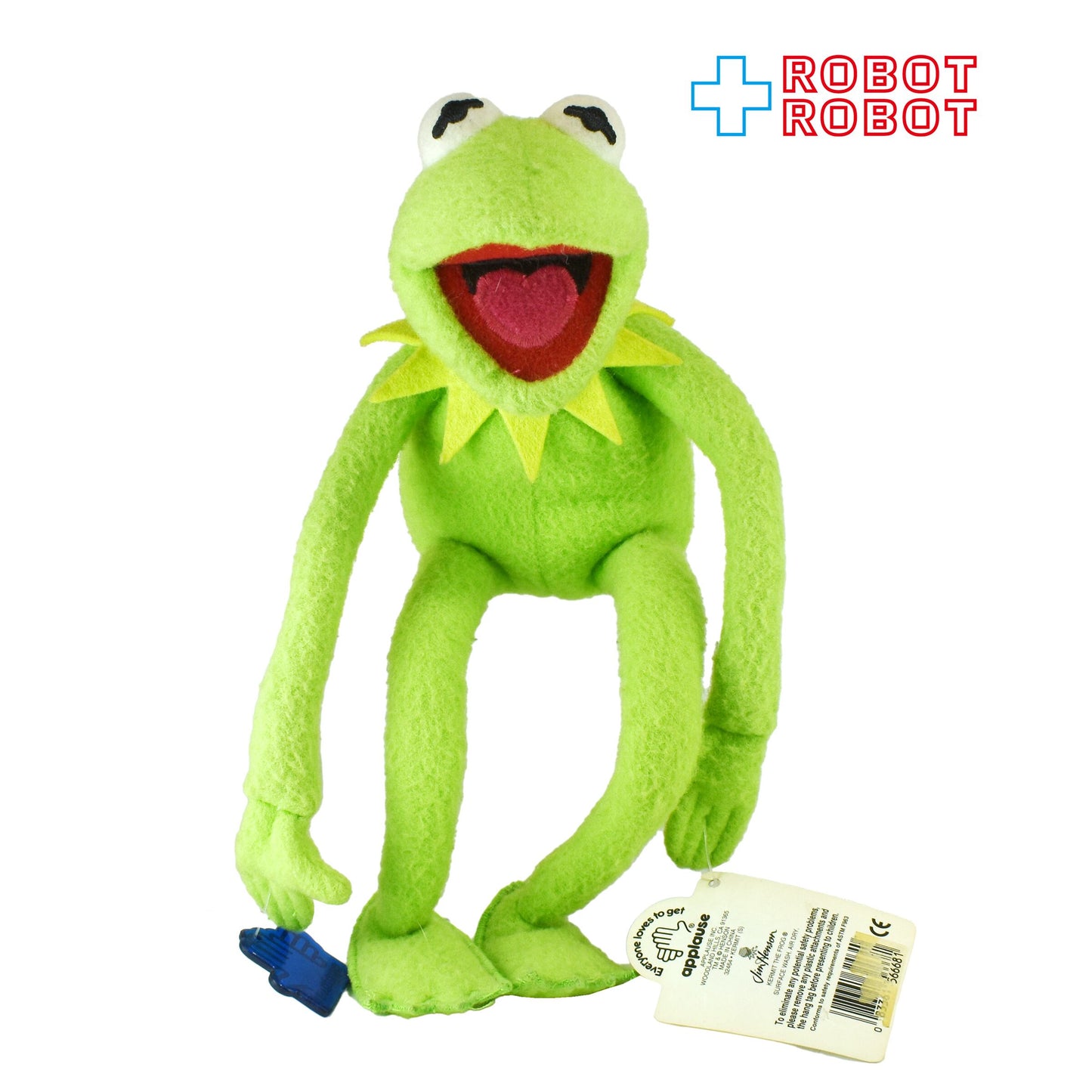 アプローズ マペッツ カーミット 32cm ベンダブルぬいぐるみ人形 プラタグ付き