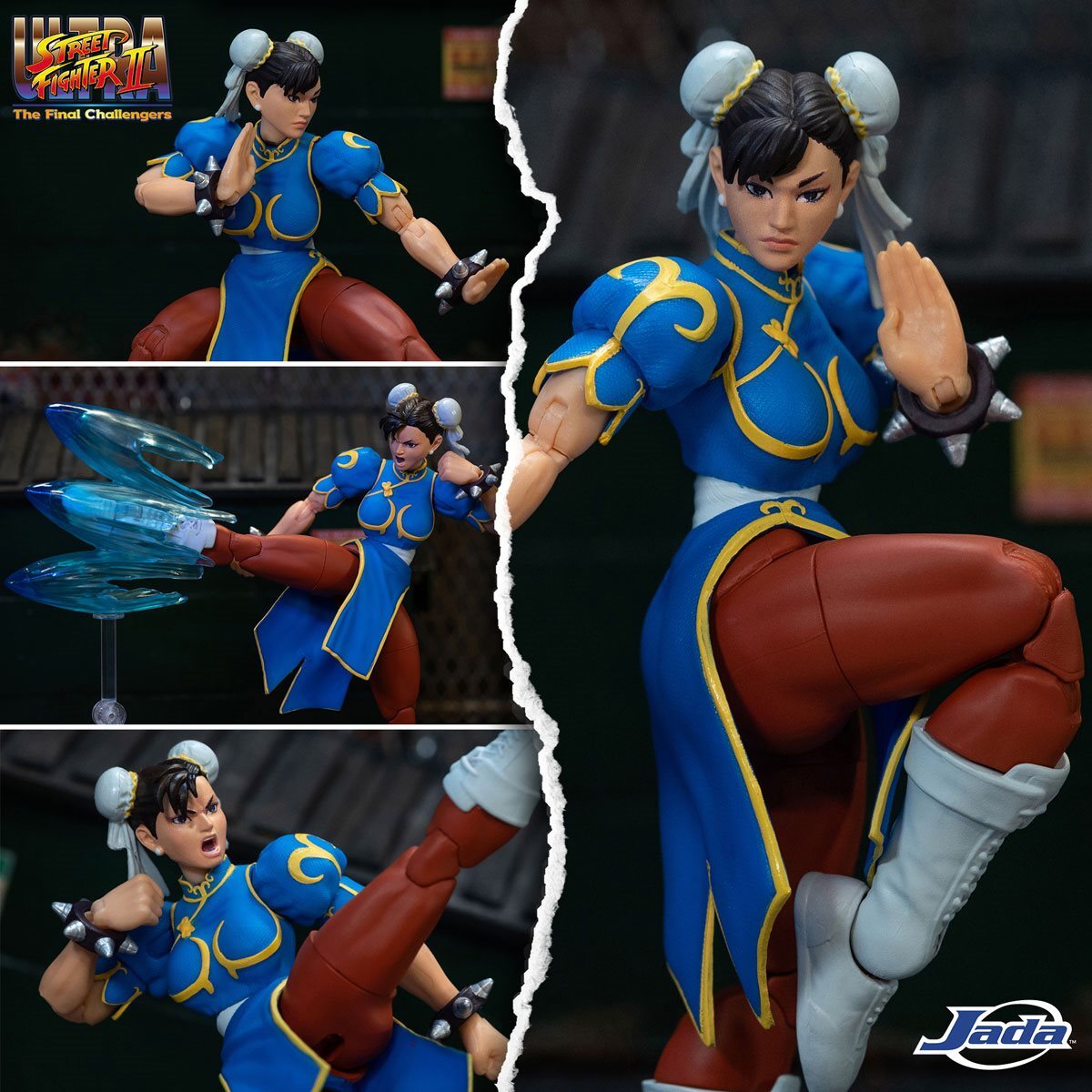 JADA TOYS ウルトラストリートファイターⅡ 春麗 6インチ アクションフィギュア US版 未開封