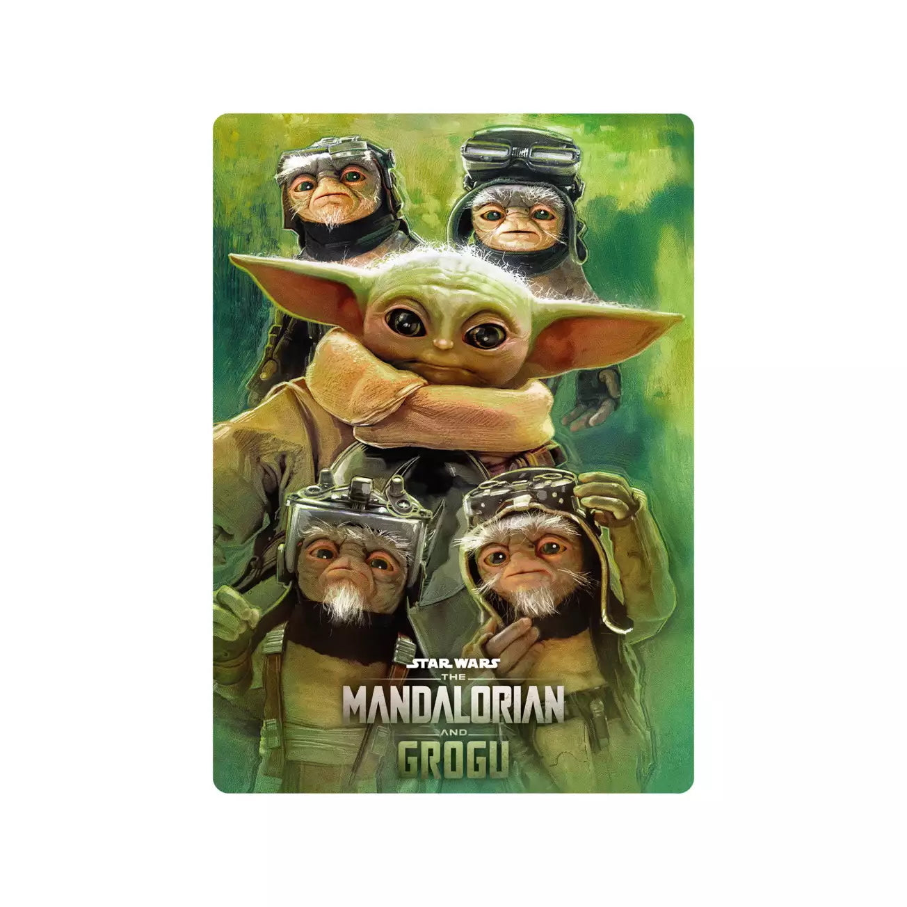 インロック スター・ウォーズ マンダロリアン・アンド・グローグー 3D下敷き 未開封