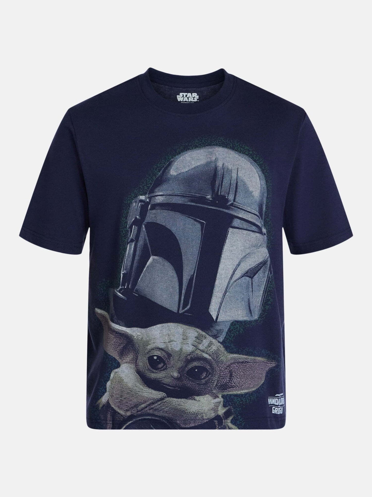 スター・ウォーズ マンダロリアン・アンド・グローグー アップ グラフィック Tシャツ